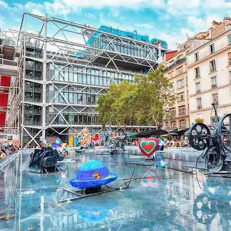 Modern Designed Apartment@ Beaubourg Apartamento